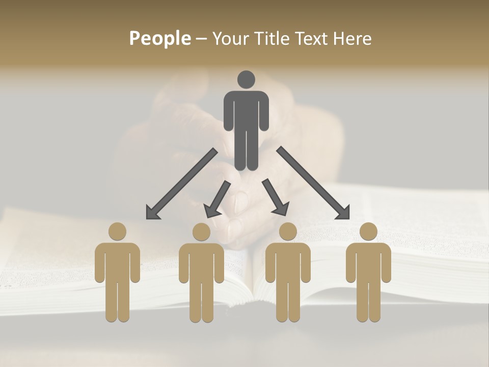 Prayer (Special Toned Photo F/X, Focus Point On Hands (Selective)) PowerPoint Template