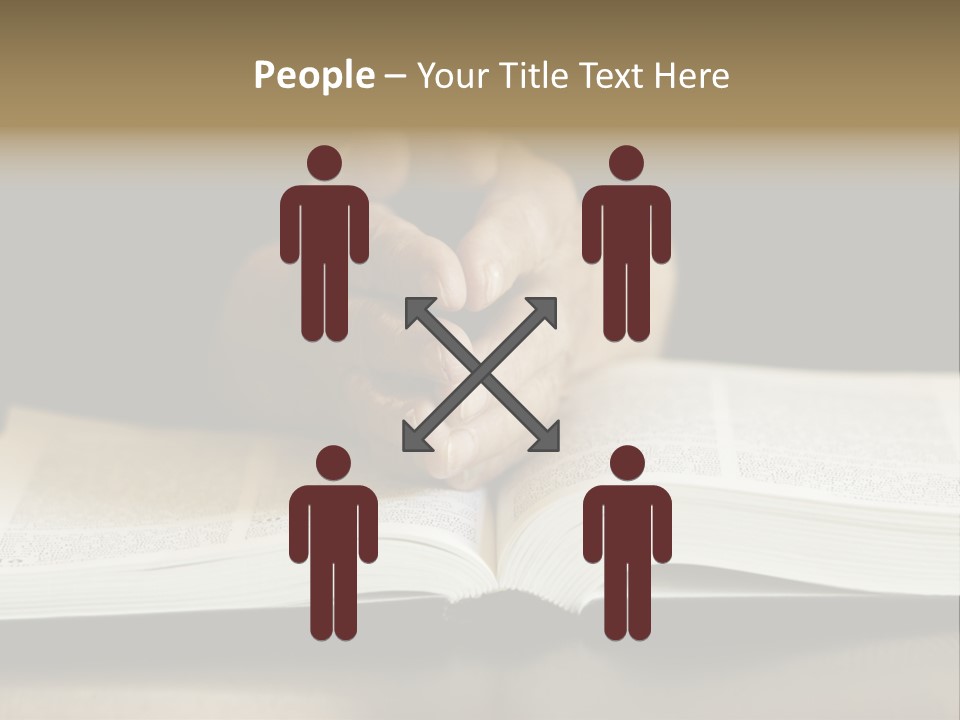 Prayer (Special Toned Photo F/X, Focus Point On Hands (Selective)) PowerPoint Template