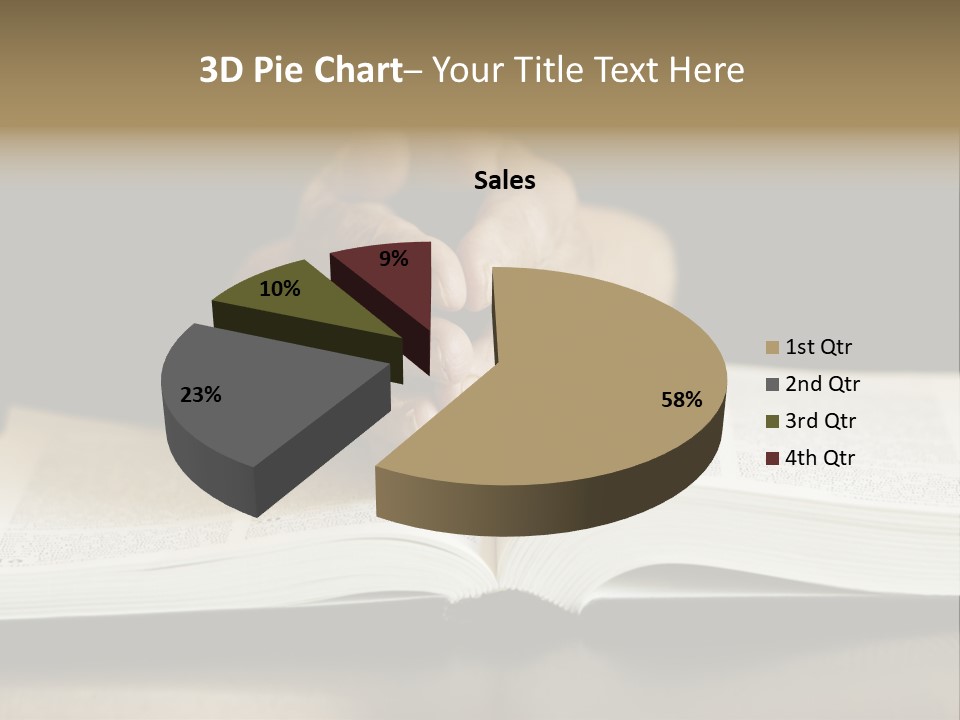 Prayer (Special Toned Photo F/X, Focus Point On Hands (Selective)) PowerPoint Template