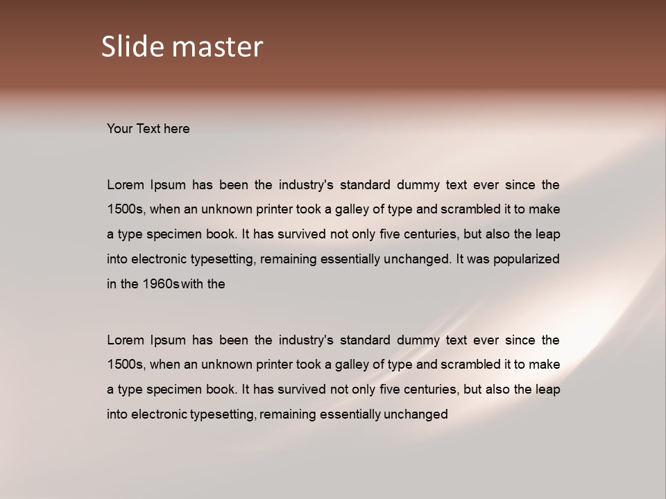 Abstract Composition PowerPoint Template