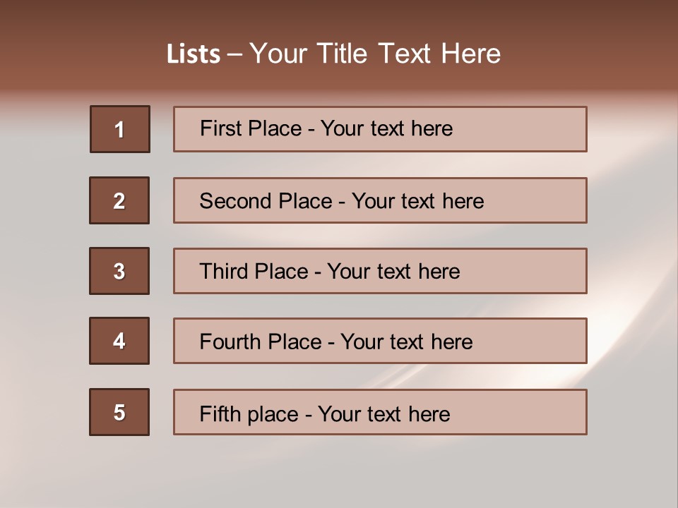 Abstract Composition PowerPoint Template