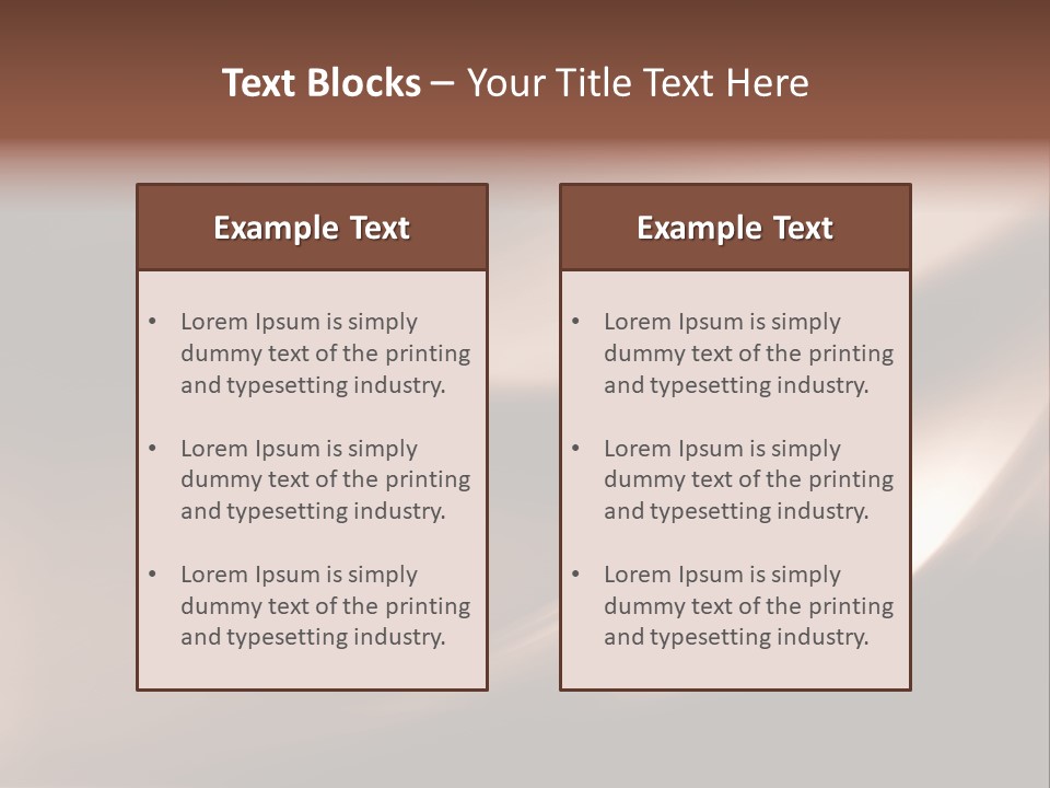 Abstract Composition PowerPoint Template