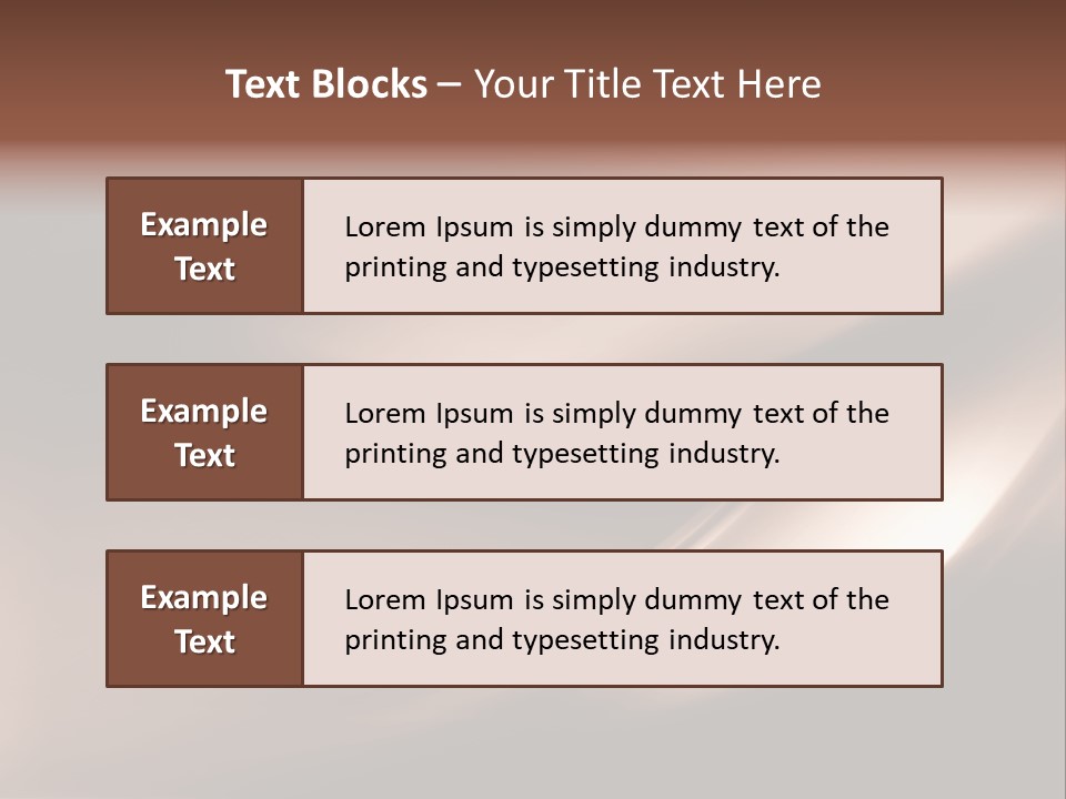 Abstract Composition PowerPoint Template