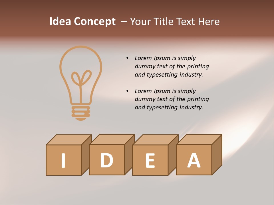 Abstract Composition PowerPoint Template