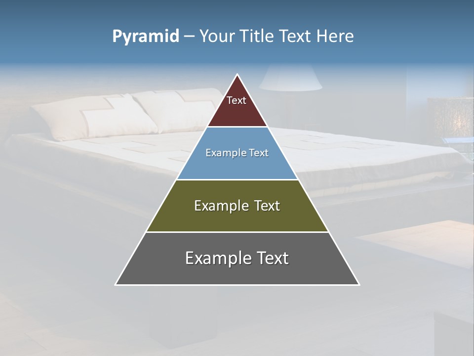 Bedroom With Old-Style Wooden Bed PowerPoint Template