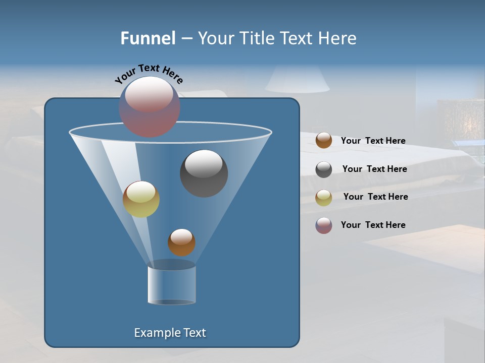 Bedroom With Old-Style Wooden Bed PowerPoint Template