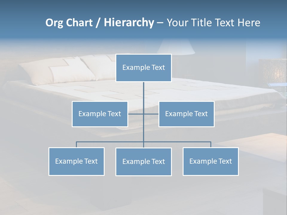 Bedroom With Old-Style Wooden Bed PowerPoint Template