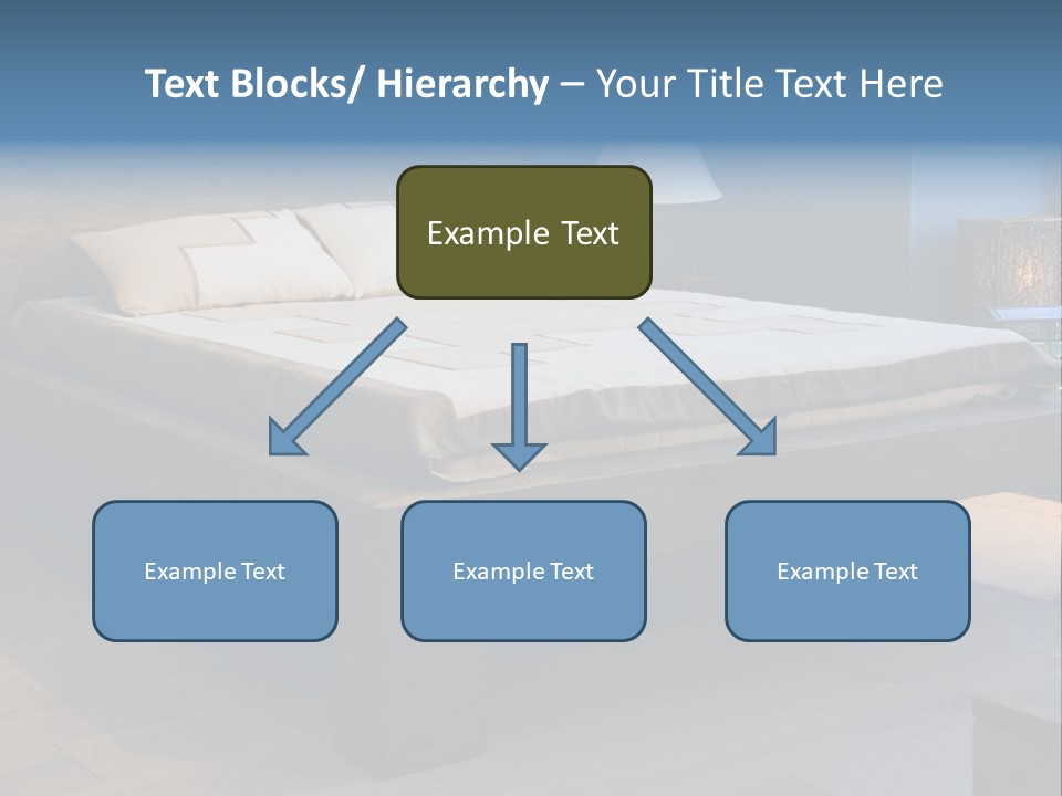 Bedroom With Old-Style Wooden Bed PowerPoint Template