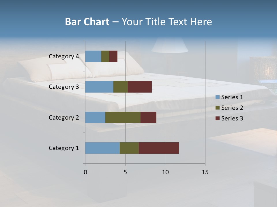 Bedroom With Old-Style Wooden Bed PowerPoint Template