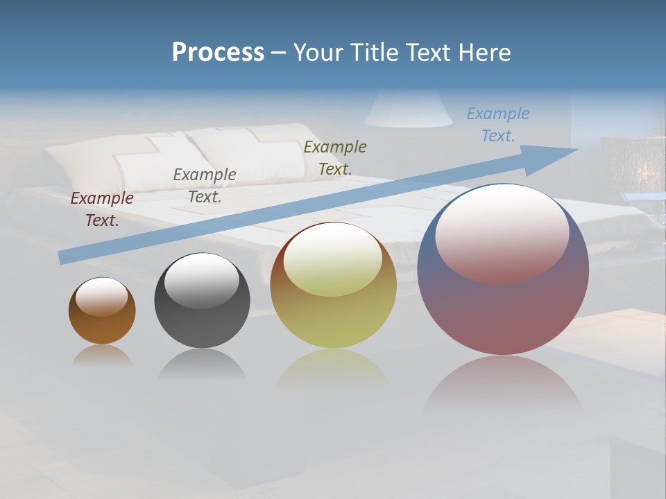 Bedroom With Old-Style Wooden Bed PowerPoint Template