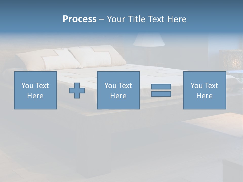 Bedroom With Old-Style Wooden Bed PowerPoint Template
