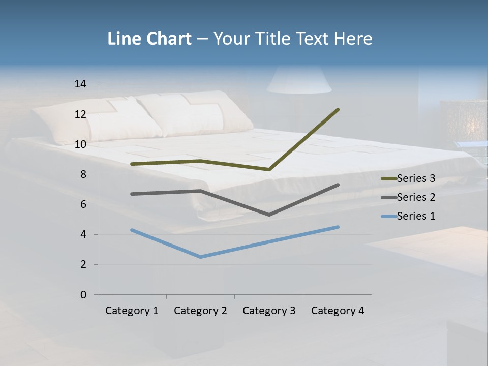 Bedroom With Old-Style Wooden Bed PowerPoint Template