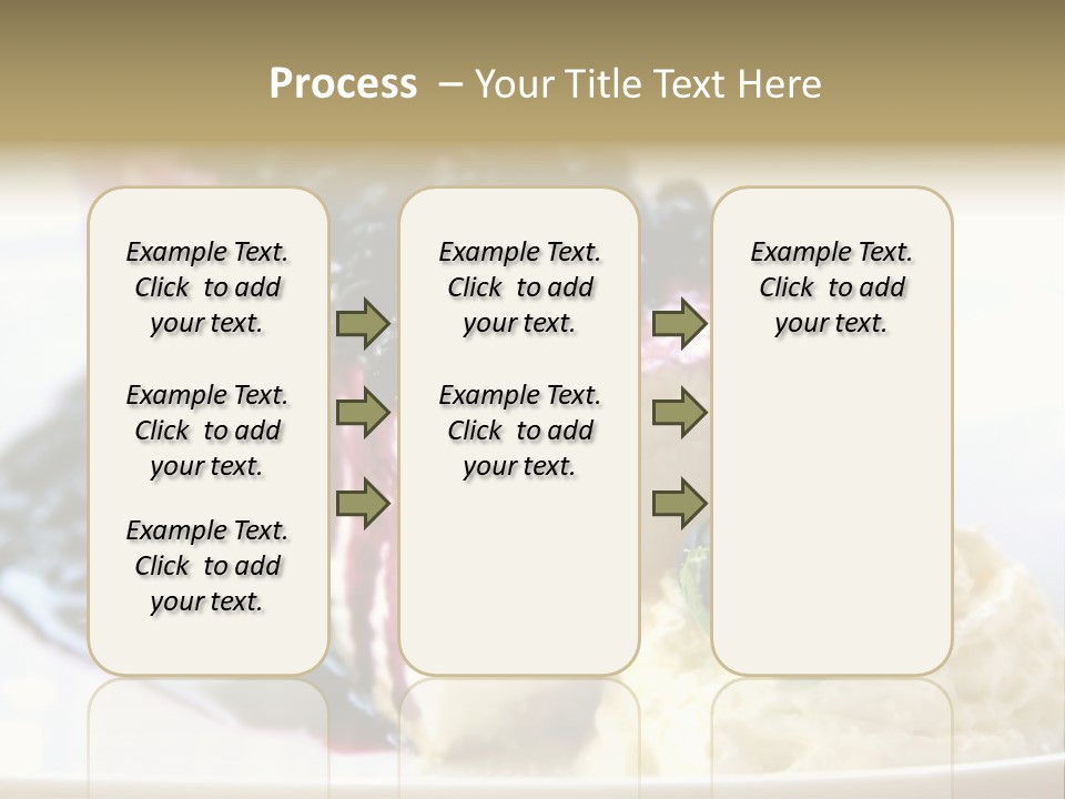 Blueberry Cheesecake Slice PowerPoint Template
