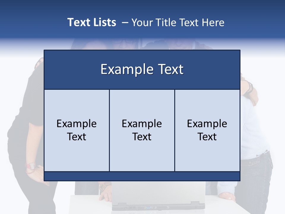 Group Of Students On A Laptop Over A White Background PowerPoint Template