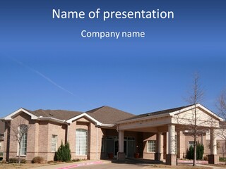 Upscale Assisted Living Facility PowerPoint Template