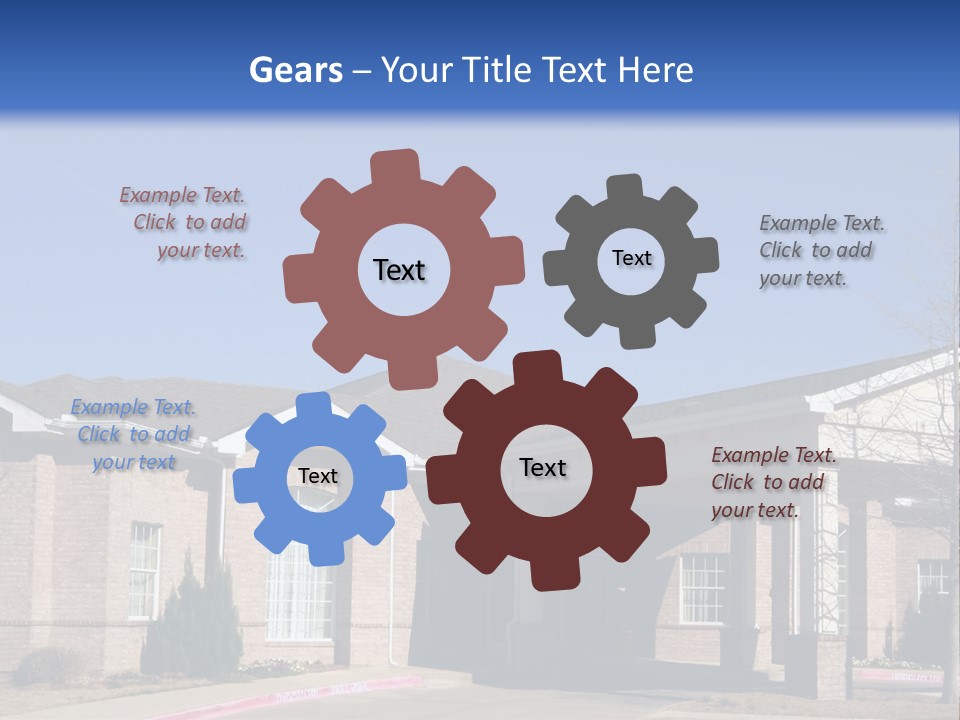 Upscale Assisted Living Facility PowerPoint Template