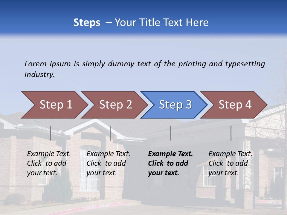 Upscale Assisted Living Facility PowerPoint Template