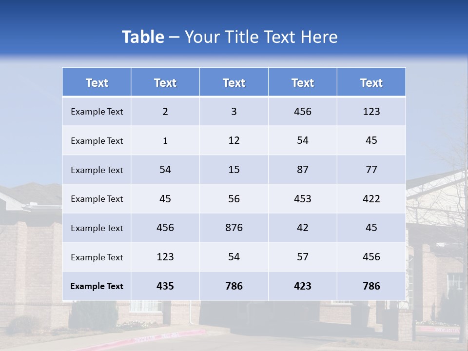 Upscale Assisted Living Facility PowerPoint Template