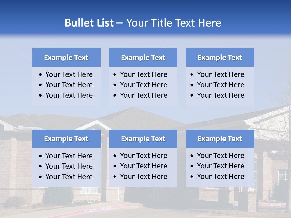 Upscale Assisted Living Facility PowerPoint Template