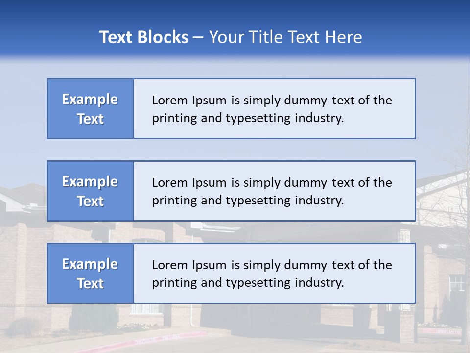 Upscale Assisted Living Facility PowerPoint Template