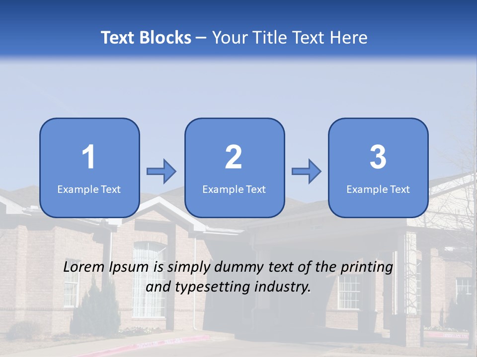 Upscale Assisted Living Facility PowerPoint Template