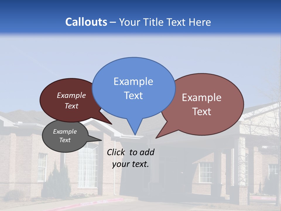 Upscale Assisted Living Facility PowerPoint Template