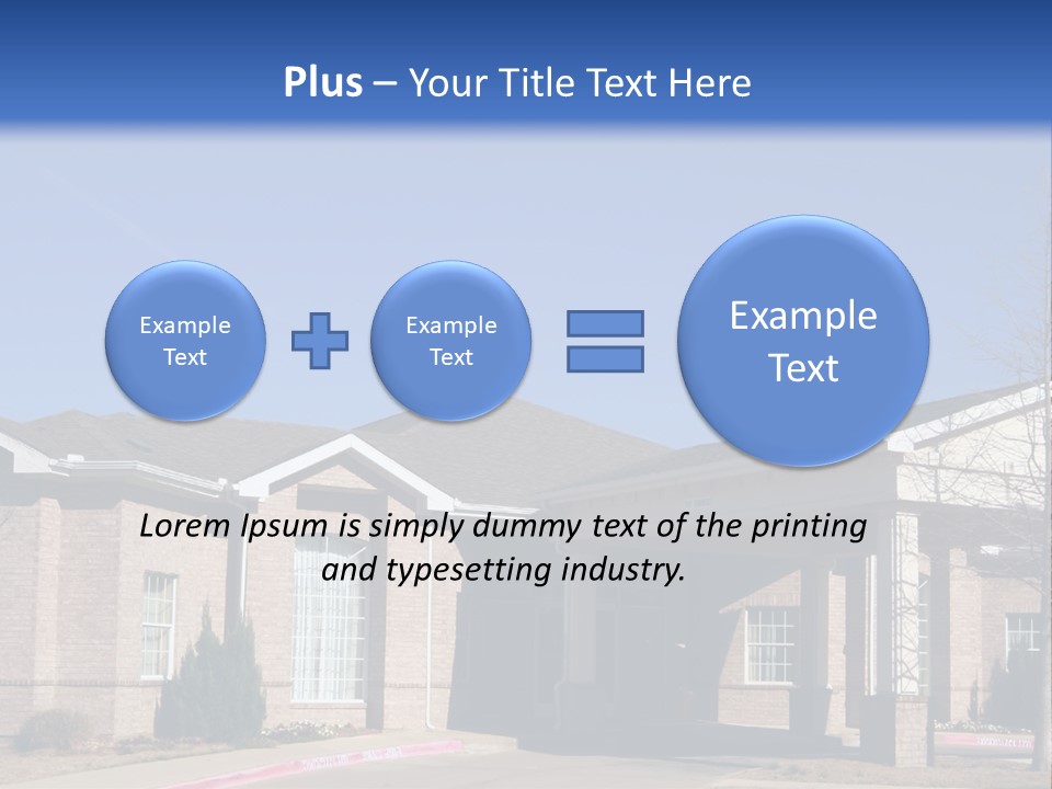 Upscale Assisted Living Facility PowerPoint Template