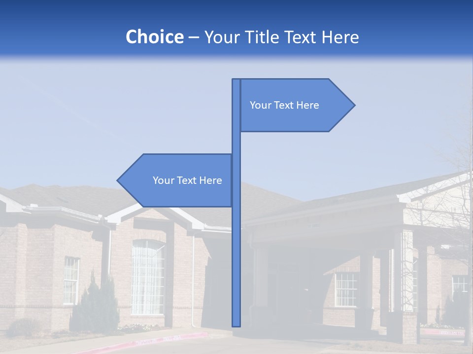 Upscale Assisted Living Facility PowerPoint Template