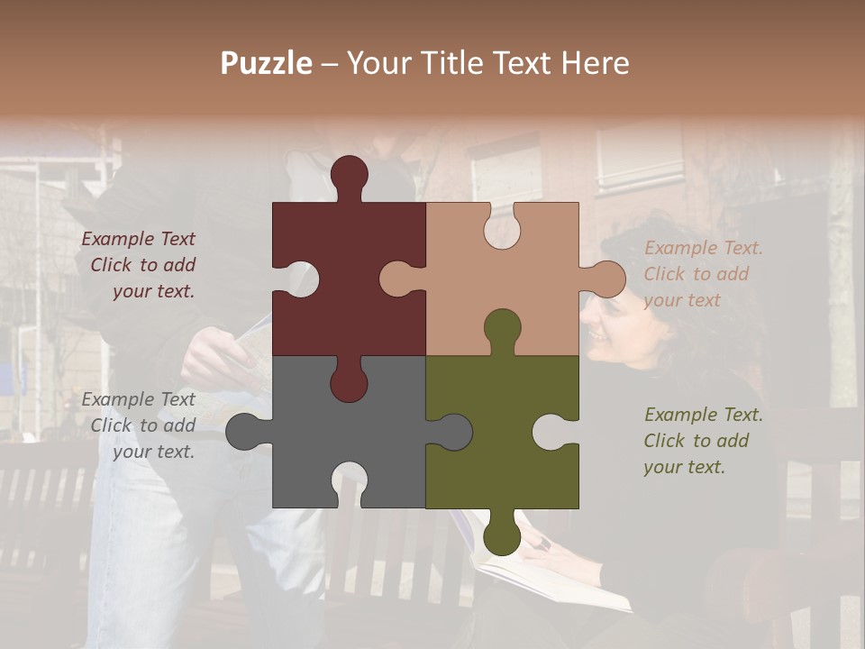 Reversible Elk PowerPoint Template