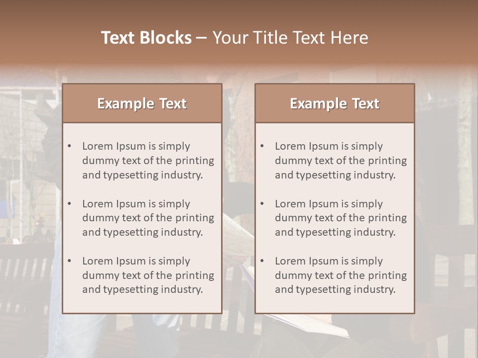 Reversible Elk PowerPoint Template