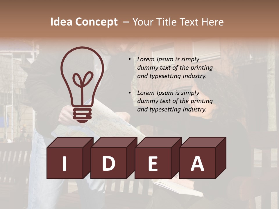 Reversible Elk PowerPoint Template