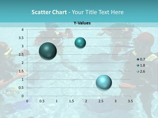 Instructor And Students During Scuba Diving Lessons PowerPoint Template