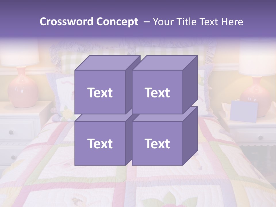 Pretty Kids Room, Toddlers Pink Bedroom Decor Style PowerPoint Template