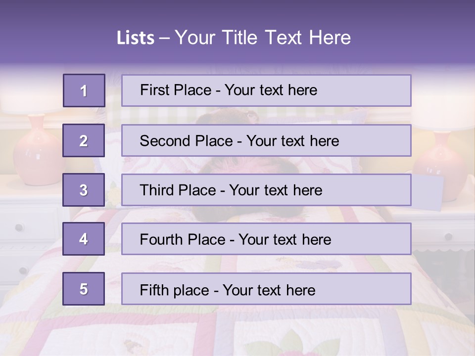 Pretty Kids Room, Toddlers Pink Bedroom Decor Style PowerPoint Template