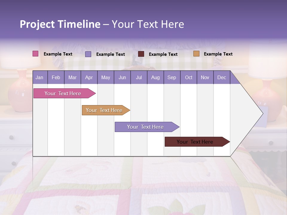 Pretty Kids Room, Toddlers Pink Bedroom Decor Style PowerPoint Template