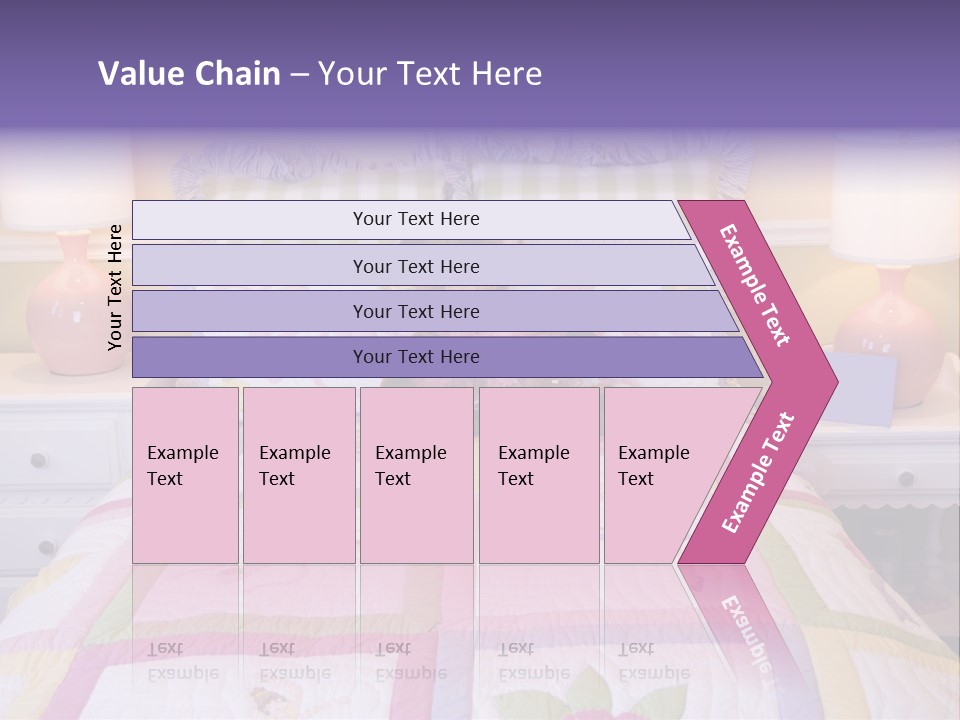 Pretty Kids Room, Toddlers Pink Bedroom Decor Style PowerPoint Template