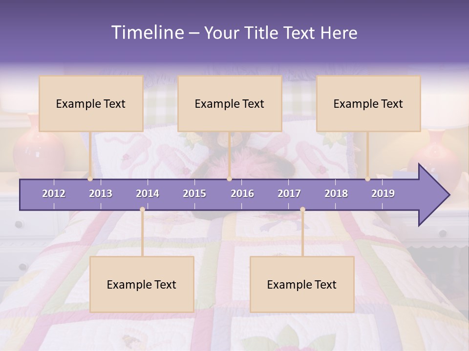 Pretty Kids Room, Toddlers Pink Bedroom Decor Style PowerPoint Template