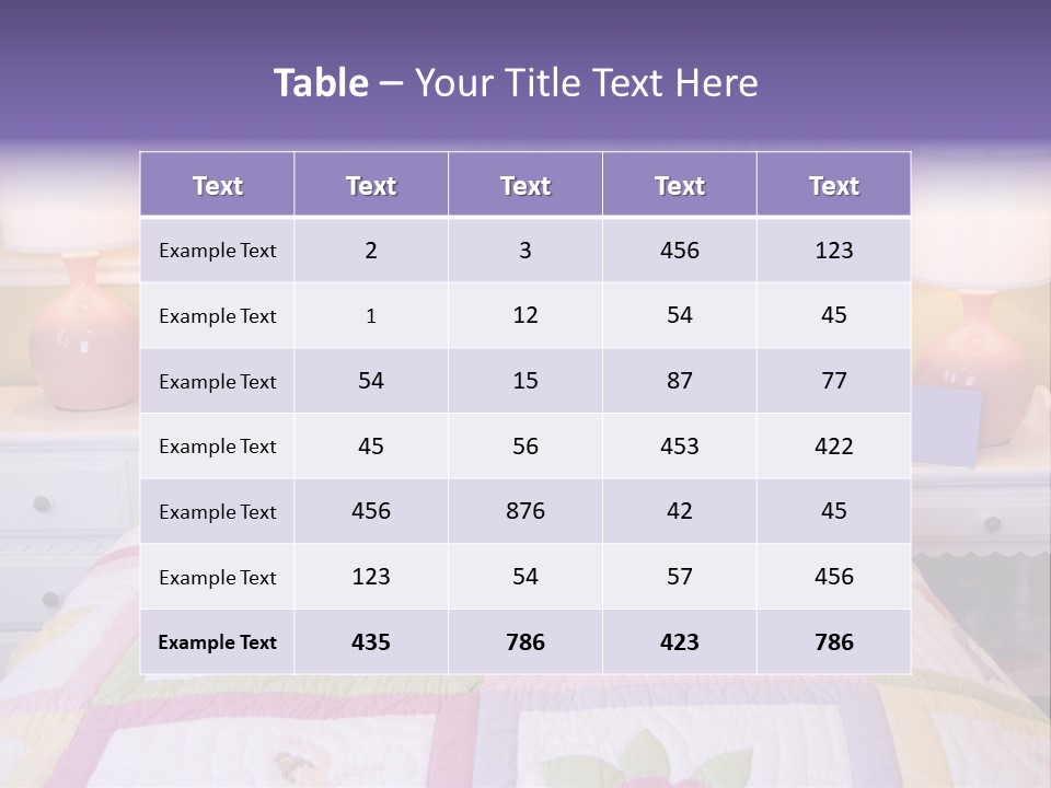 Pretty Kids Room, Toddlers Pink Bedroom Decor Style PowerPoint Template