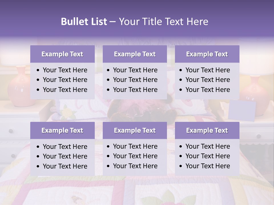 Pretty Kids Room, Toddlers Pink Bedroom Decor Style PowerPoint Template