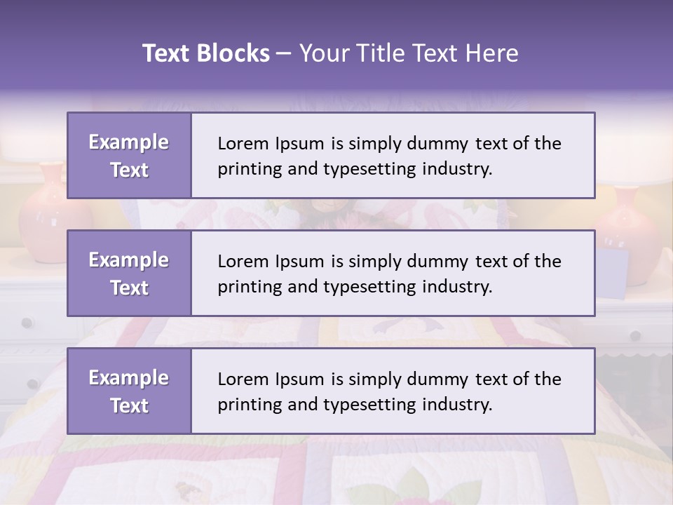 Pretty Kids Room, Toddlers Pink Bedroom Decor Style PowerPoint Template