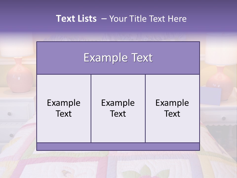 Pretty Kids Room, Toddlers Pink Bedroom Decor Style PowerPoint Template
