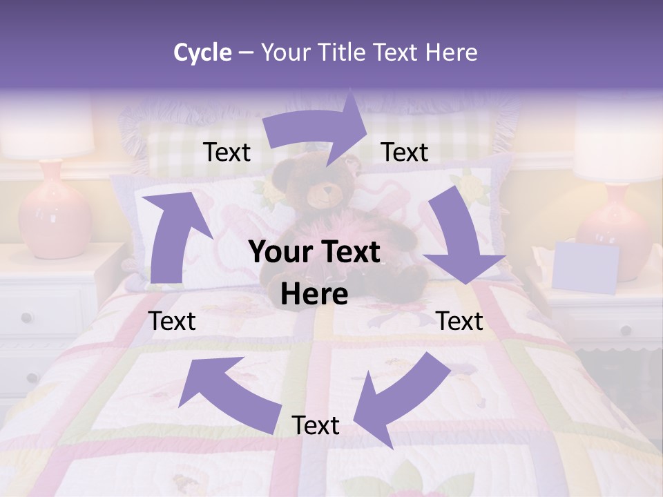 Pretty Kids Room, Toddlers Pink Bedroom Decor Style PowerPoint Template