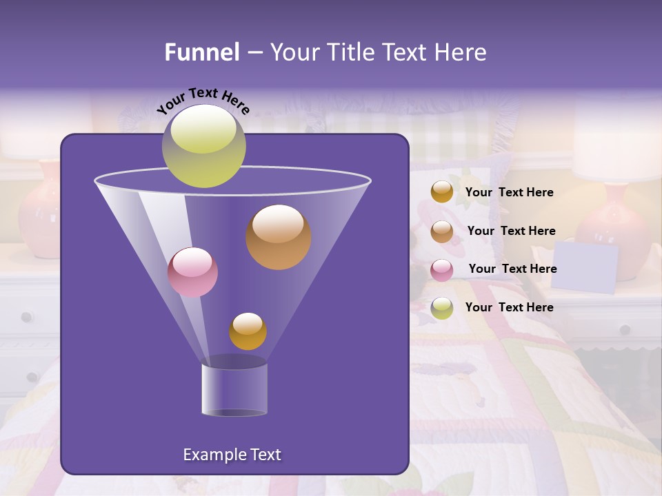 Pretty Kids Room, Toddlers Pink Bedroom Decor Style PowerPoint Template