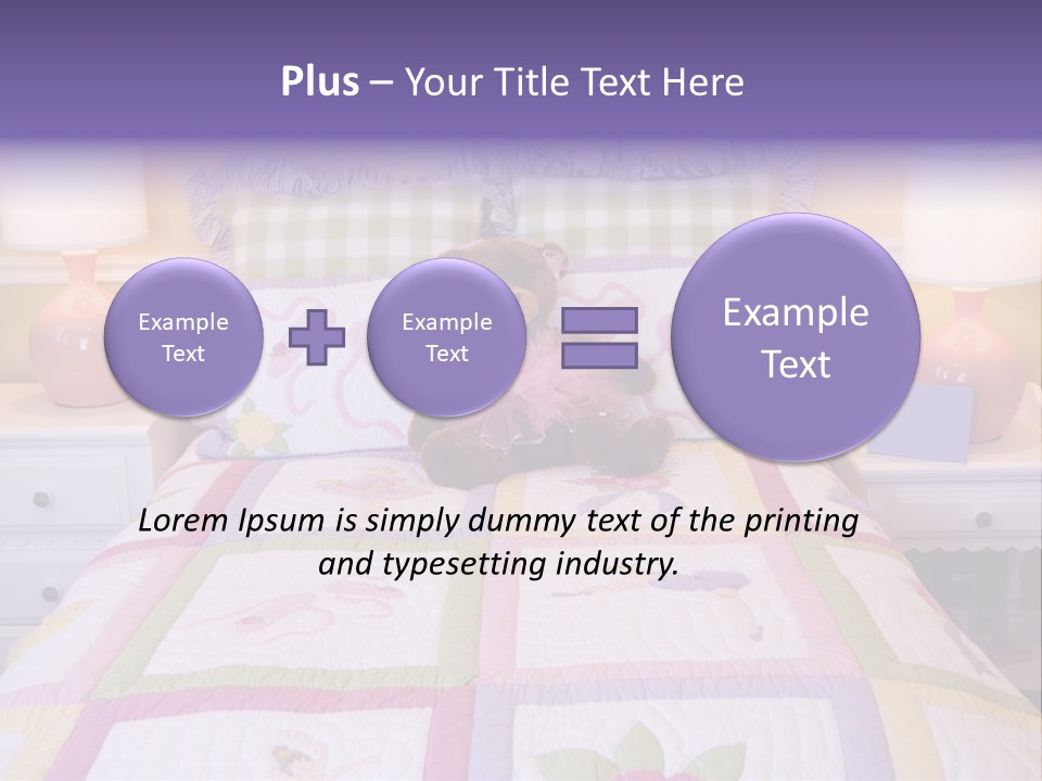 Pretty Kids Room, Toddlers Pink Bedroom Decor Style PowerPoint Template