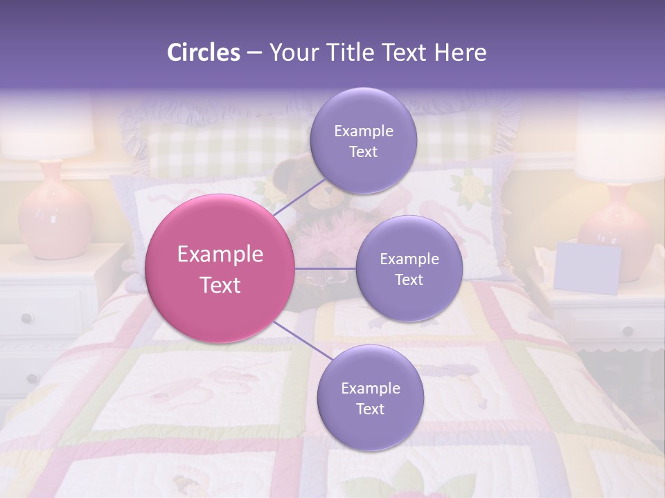 Pretty Kids Room, Toddlers Pink Bedroom Decor Style PowerPoint Template