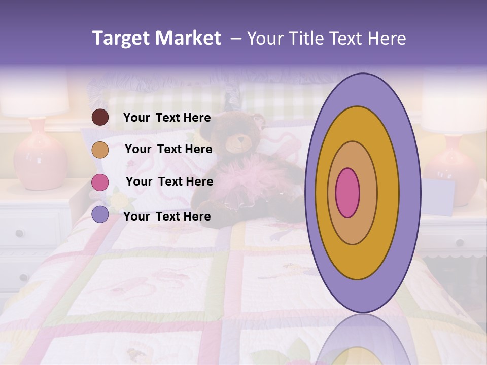 Pretty Kids Room, Toddlers Pink Bedroom Decor Style PowerPoint Template