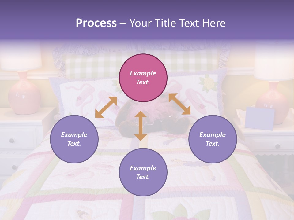 Pretty Kids Room, Toddlers Pink Bedroom Decor Style PowerPoint Template