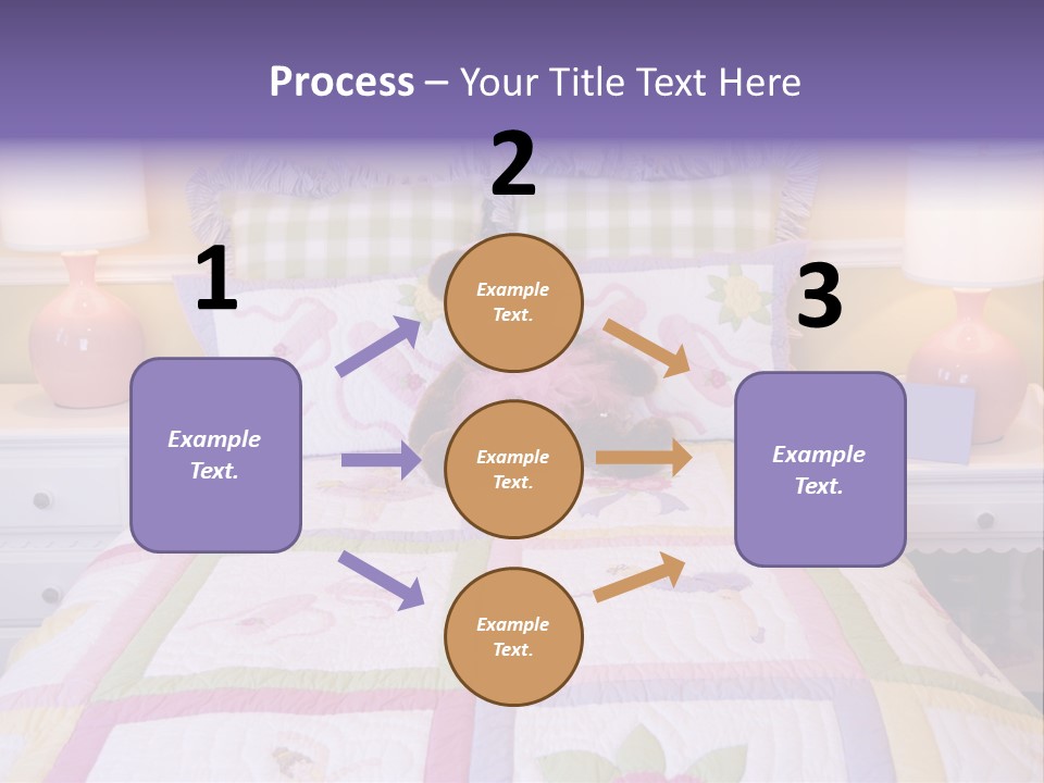 Pretty Kids Room, Toddlers Pink Bedroom Decor Style PowerPoint Template