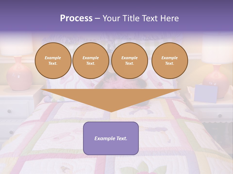 Pretty Kids Room, Toddlers Pink Bedroom Decor Style PowerPoint Template