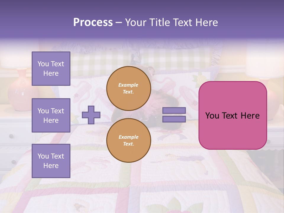 Pretty Kids Room, Toddlers Pink Bedroom Decor Style PowerPoint Template